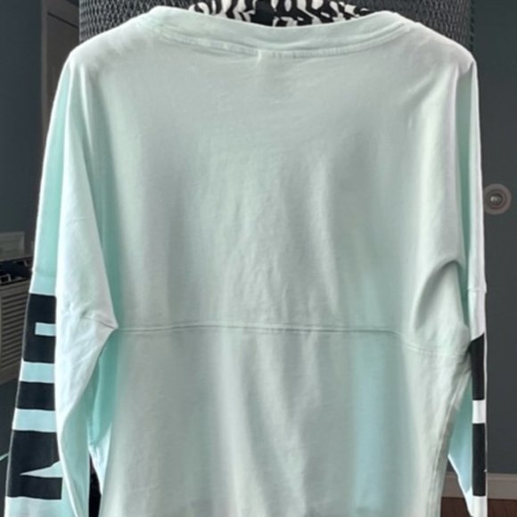 SOLD Victoria's Secret PINK Cropped Top Mint Green Long Sleeve Size Small. - Picture 9 of 12